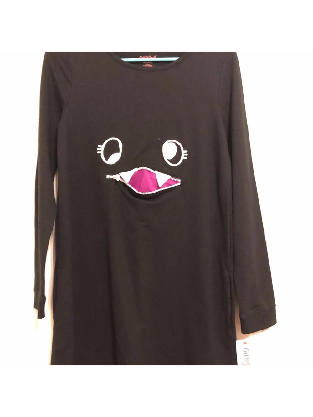 Cat & Jack Tunic Sweatshirt NWT Girls Cozy Pullover Top